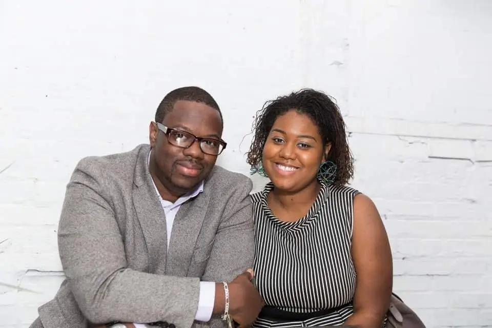 Keystone Spark Academy founders Andrea and Marc Cesar seated together and smiling